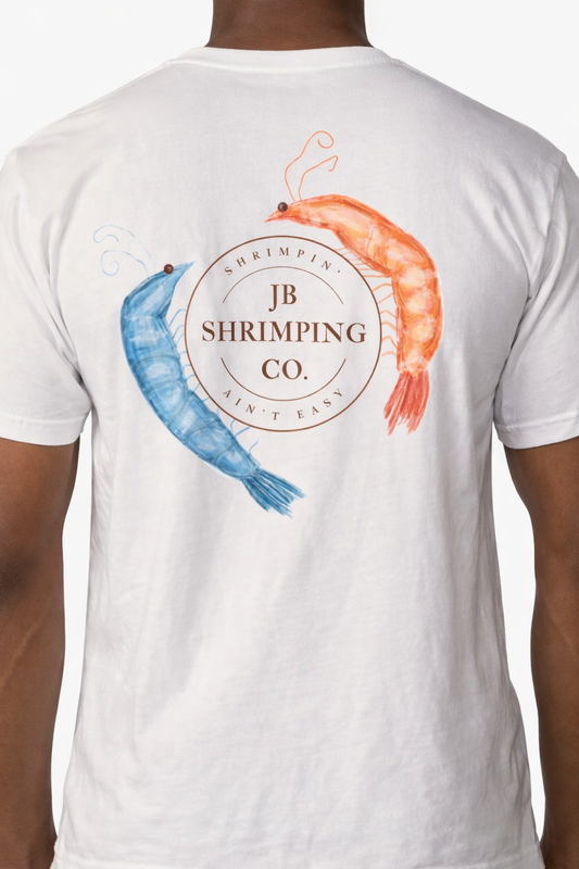 JBShrimp Signature T-Shirt -- Handmade Design!