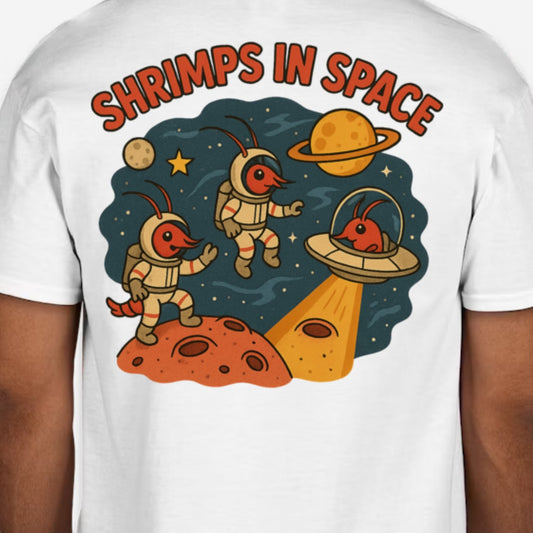 Shrimps In Space Short Sleeve T-Shirt